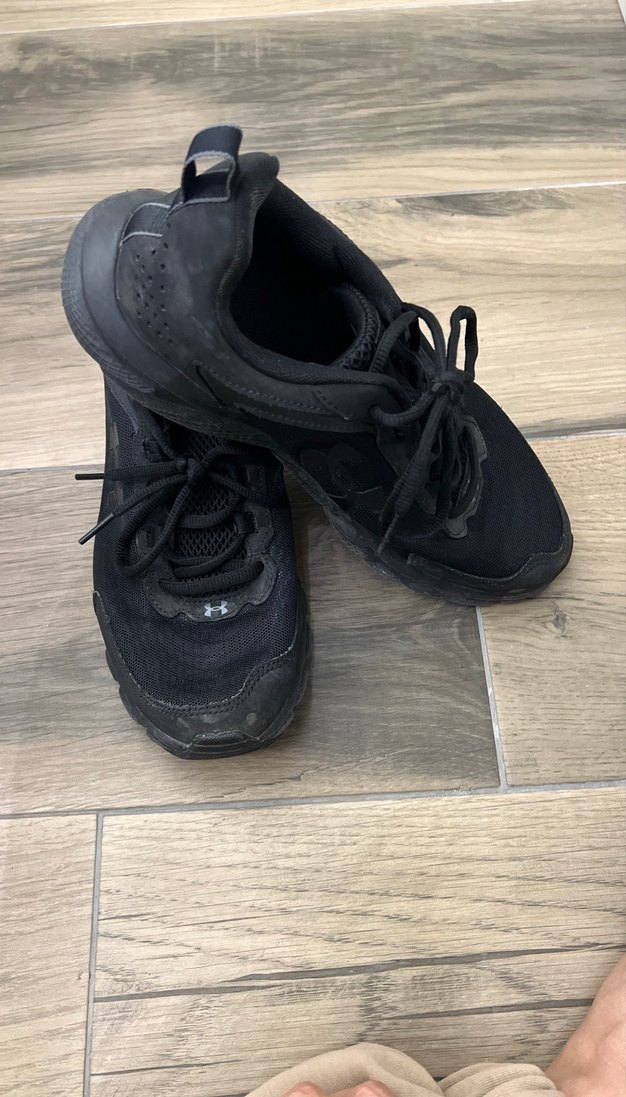 Erkek Siyah under armour  Spor Ayakkabı - Görsel 2