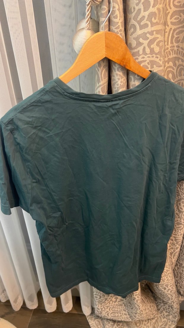 Haki Renkli Erkek Baskılı Tişört - Görsel 3