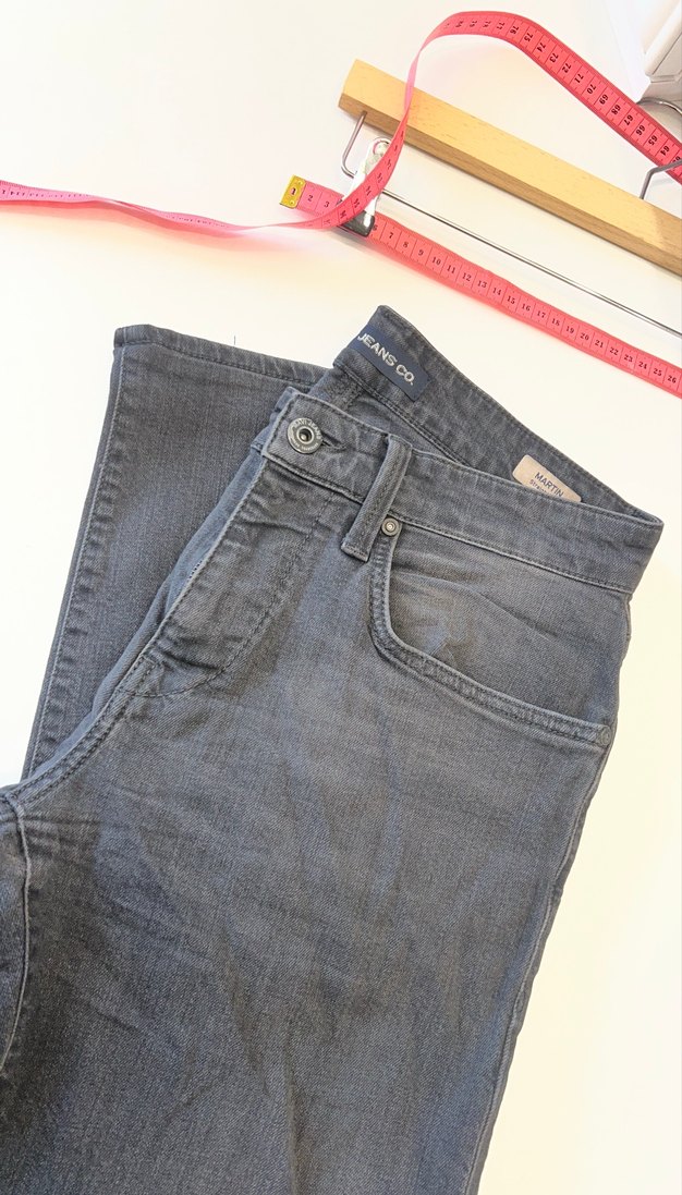 Gri Erkek Denim  kot pantolon Denim pantolon jean  31 - Görsel 4