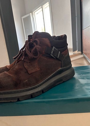 İnci Kahverengi Süet Erkek Botlar Tokalı - Görsel 2