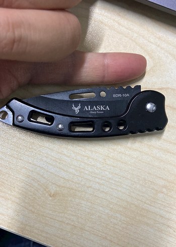 Alaska Katlanır Siyah Cep Bıçağı - Görsel 4