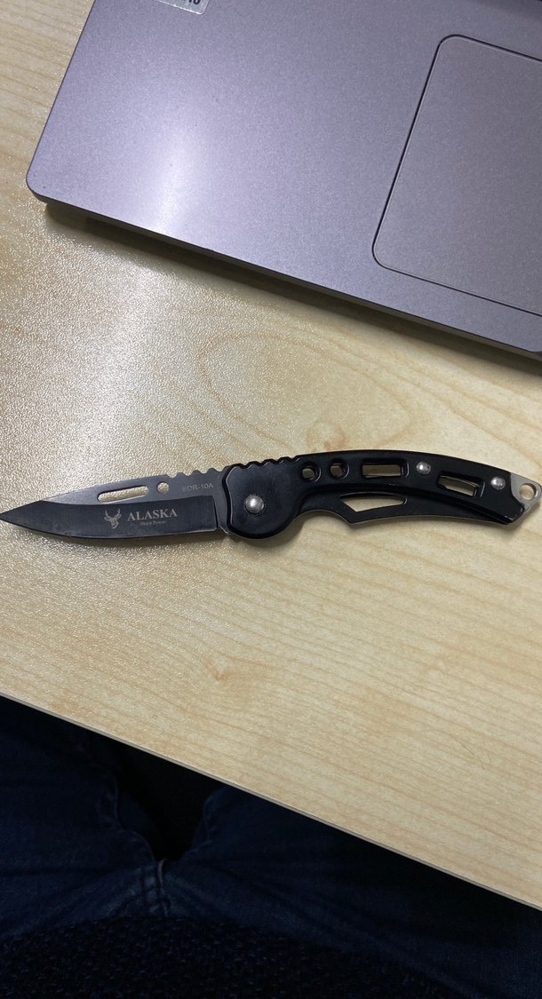 Alaska Katlanır Siyah Cep Bıçağı - Görsel 2