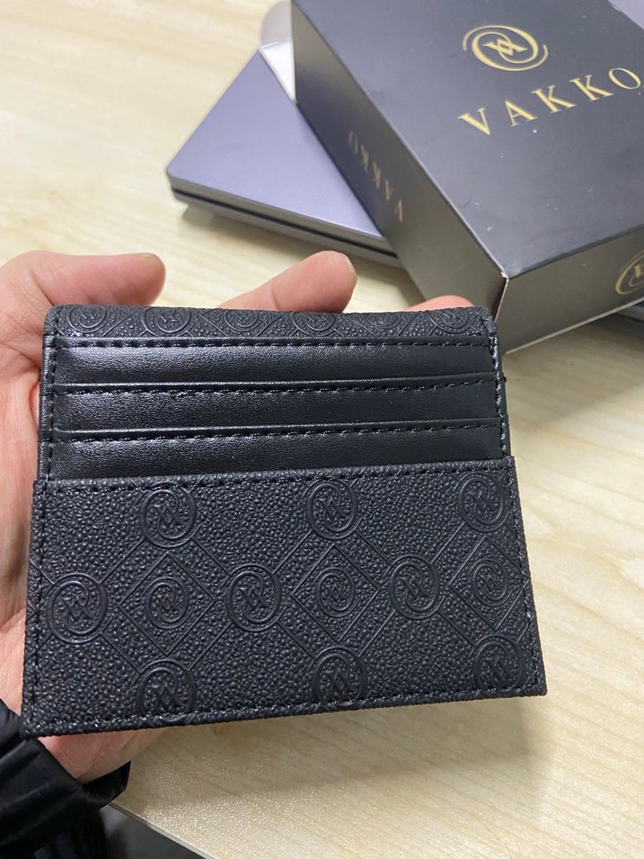 Vakko Siyah Deri Kadın Cüzdan - Görsel 2