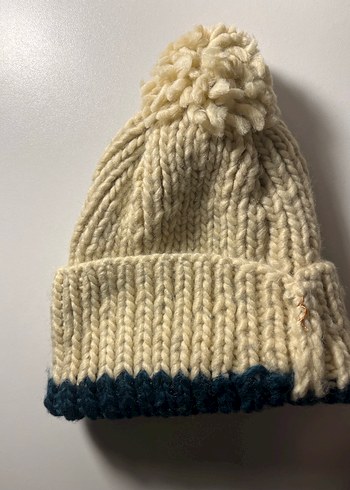 Çocuk Çizgili Örgü Hırka Şapka Takım - Görsel 4