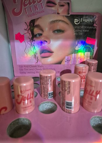 Pastel Pembe Jelly Tint Dudak ve Yanak Parlatıcısı - Görsel 3