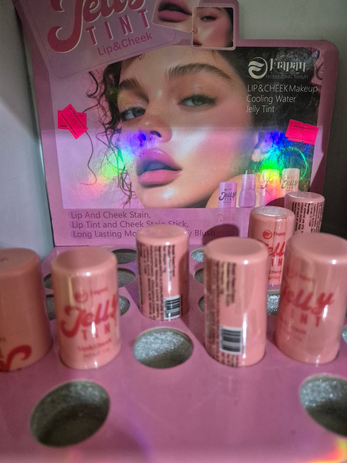 Pastel Pembe Jelly Tint Dudak ve Yanak Parlatıcısı - Görsel 3