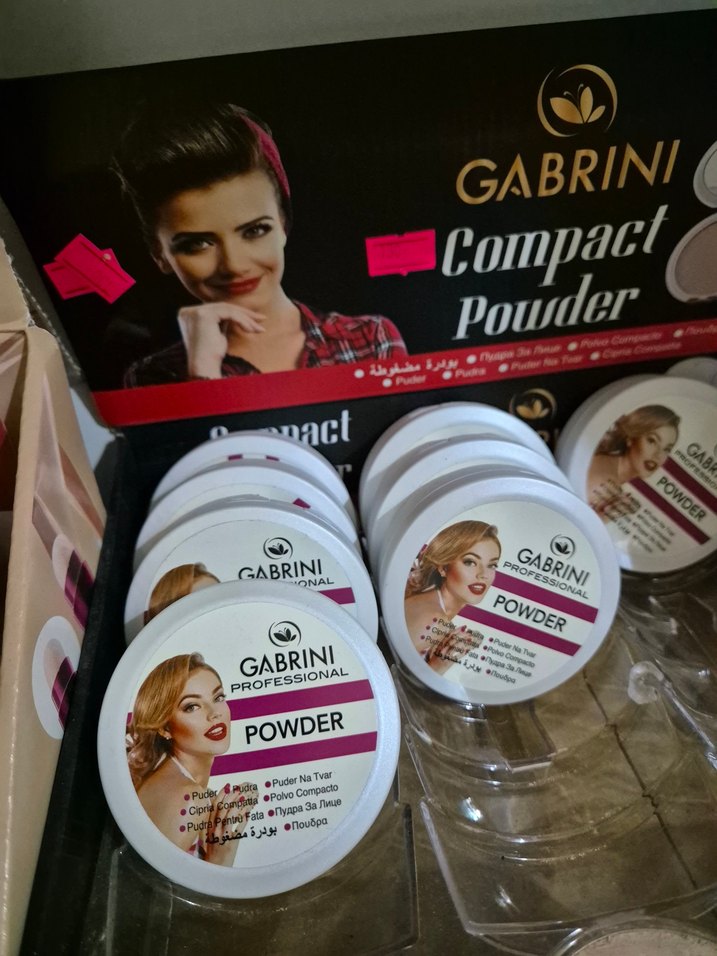 Gabrini Profesyonel Parlak Bej Pudra - Görsel 2