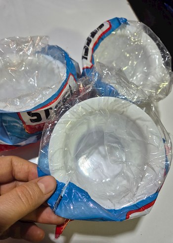 Mavi Parlak Rock Punk Rozet - Görsel 2