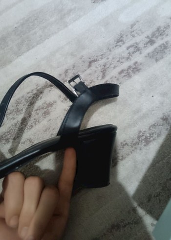 Siyah  Topuklu Kadın Ayakkabı - Görsel 3