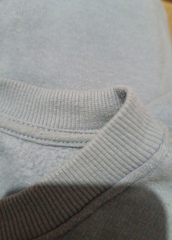 Mavi Rahat Kesim Midi Sweatshirt - Görsel 2