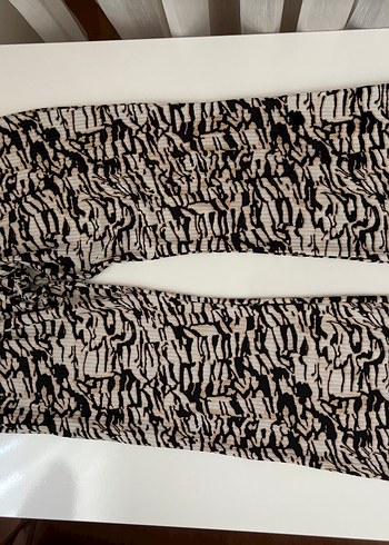 Zebra Desenli Uzun Hamile Takım - Görsel 4