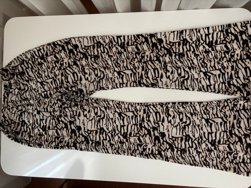 Zebra Desenli Uzun Hamile Takım - Görsel 4