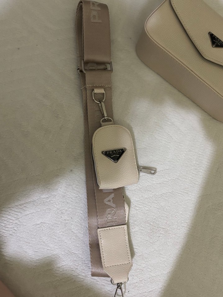 Bej Deri Kadın Çanta - Görsel 4