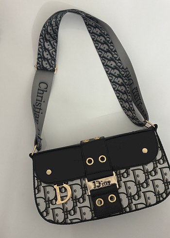 Dior Kadın Baskılı Deri Omuz Çantası - Görsel 2
