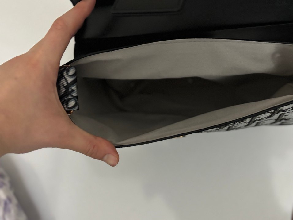 Dior Kadın Baskılı Deri Omuz Çantası - Görsel 5