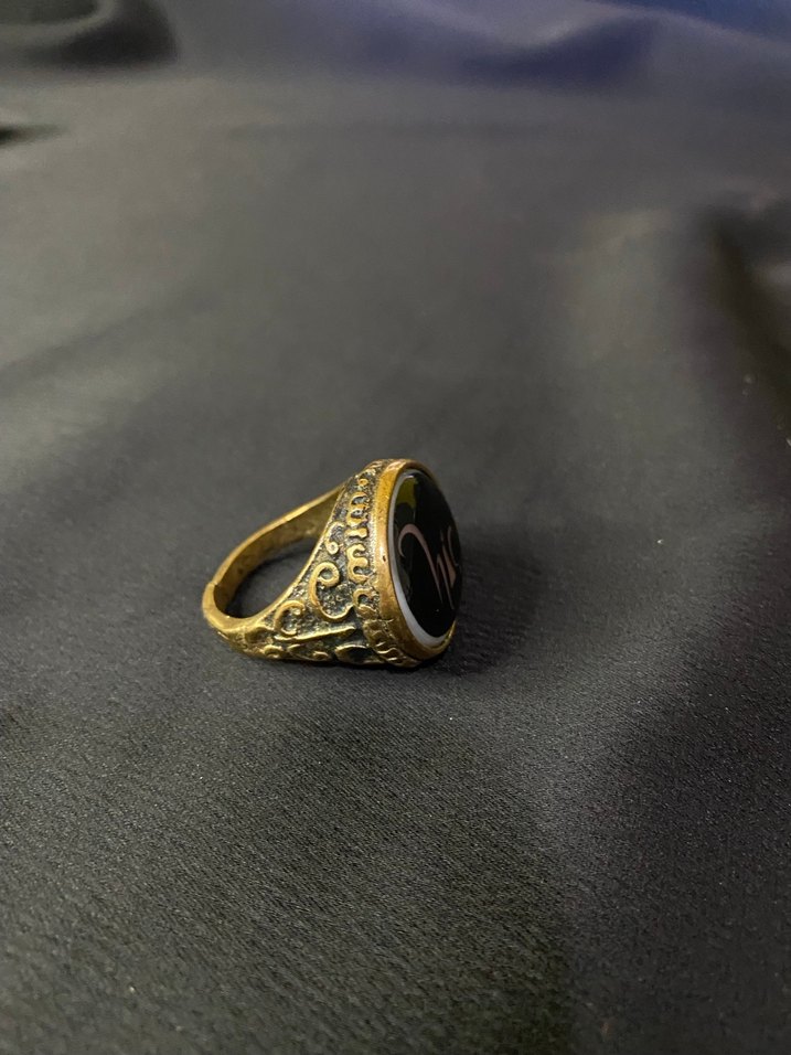 Siyah Rock Punk Erkek Rozet - Görsel 2