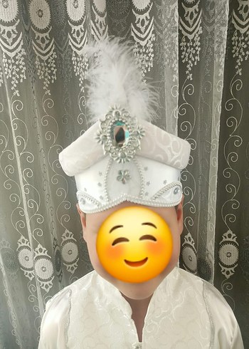 Çocuk Beyaz Etnik Drapeli Takım - Görsel 6