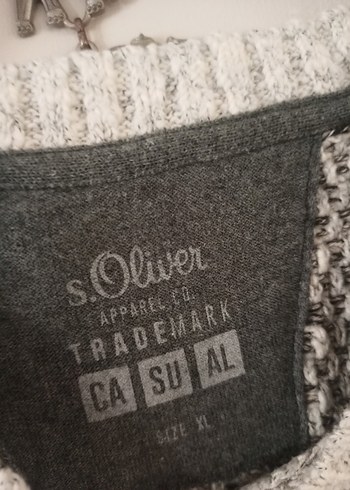 Gri Örgü Kadın Kazak, Uzun Kollu, Salaş s.oliver markalı!! - Görsel 4