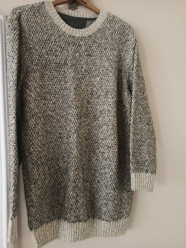 Gri Örgü Kadın Kazak, Uzun Kollu, Salaş s.oliver markalı!! - Görsel 2