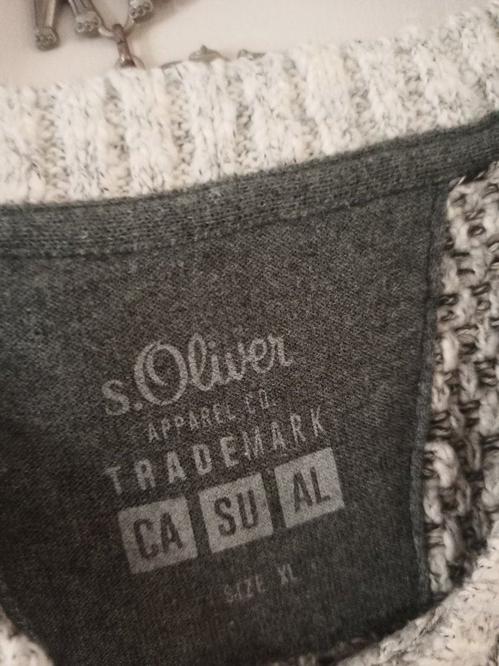 Gri Örgü Kadın Kazak, Uzun Kollu, Salaş s.oliver markalı!! - Görsel 4