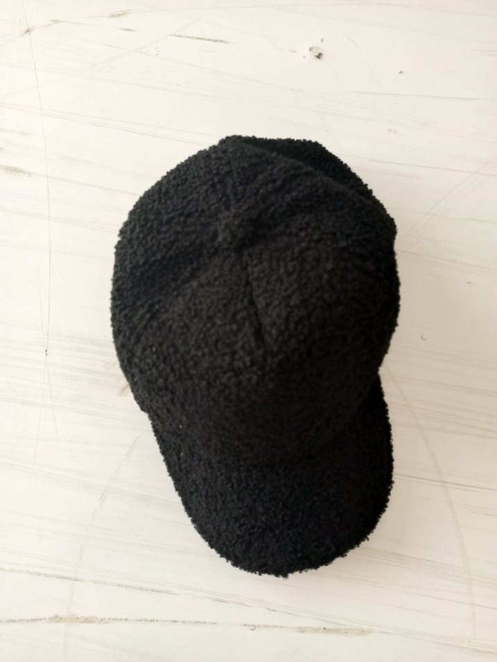 Siyah Kadın Rahat Sokak Stili Şapka - Görsel 3