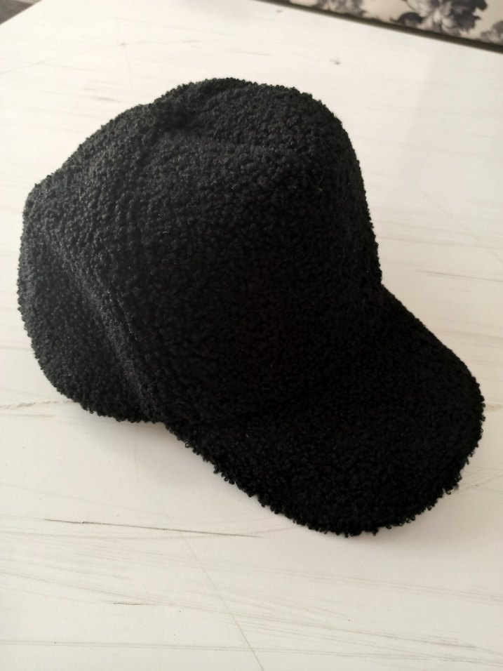 Siyah Kadın Rahat Sokak Stili Şapka - Görsel 2