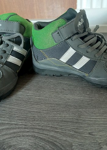 Gri Erkek Çizme Velcro Bağcıklı - Görsel 3