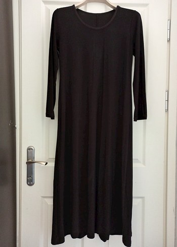 Uzun Kahverengi Gotik Kadın Elbise - Görsel 3