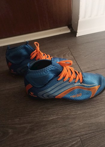 Yılan Desenli Mavi Spor Ayakkabı krampon 35 numara - Görsel 2