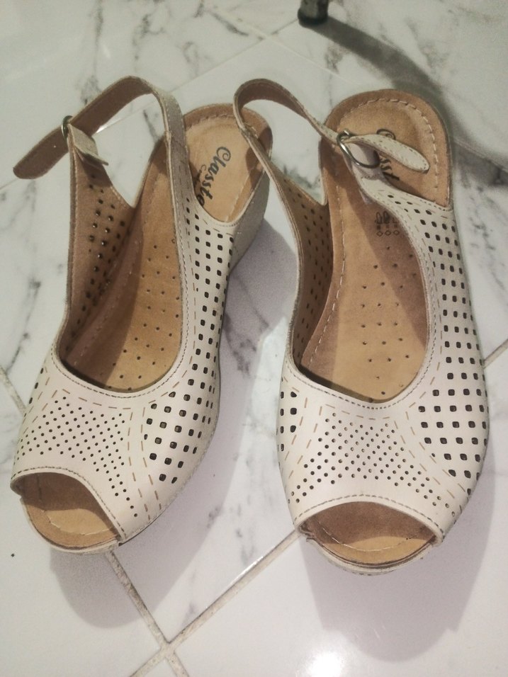 Siyah Kadın Dolgu Topuklu Sandalet 3 ürün tek fiyat - Görsel 2