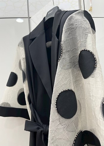 Desenli Kemerli Mini Kadın Takım - Görsel 5