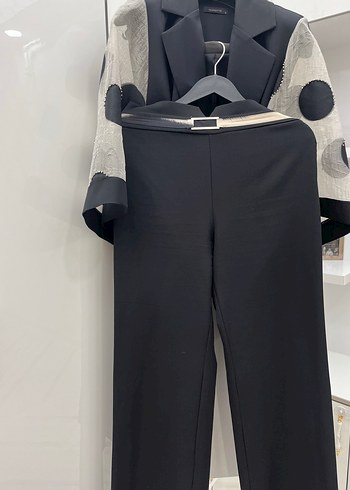 Desenli Kemerli Mini Kadın Takım - Görsel 2