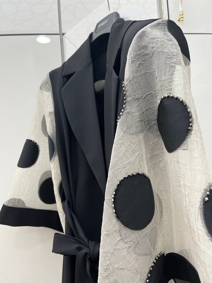 Desenli Kemerli Mini Kadın Takım - Görsel 5