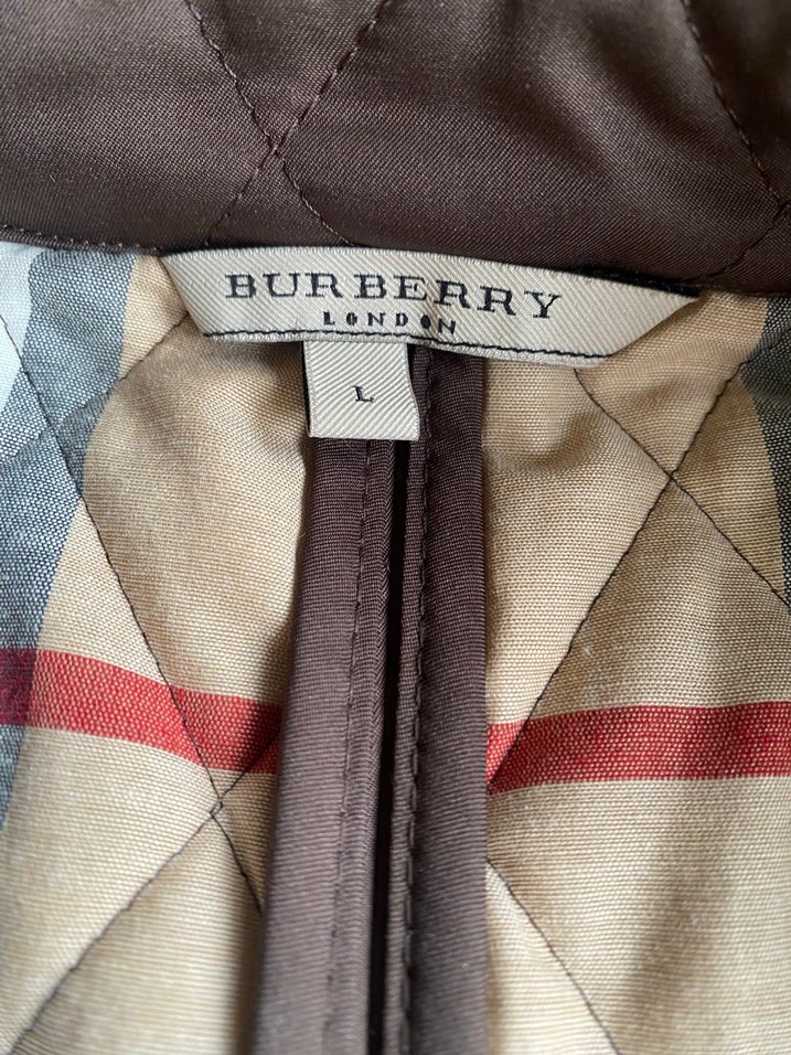 Burberry Düğmeli Kahverengi Kadın Palto - Görsel 5