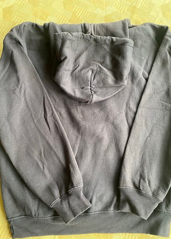 Kahverengi Kapüşonlu Baskılı Sweatshirt / Hoodie - Görsel 2