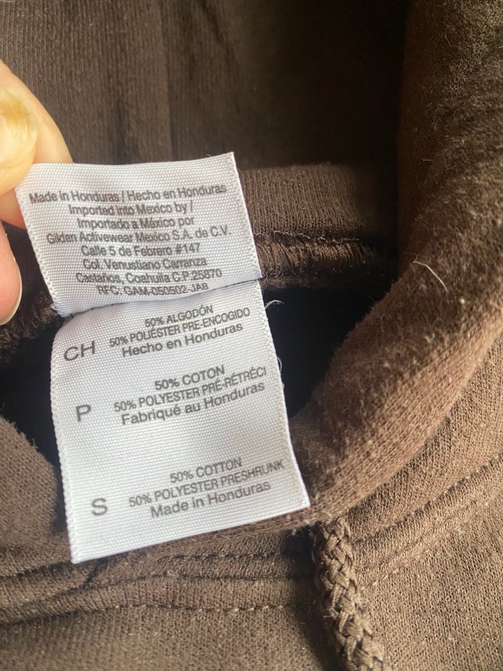 Kahverengi Kapüşonlu Baskılı Sweatshirt / Hoodie - Görsel 3