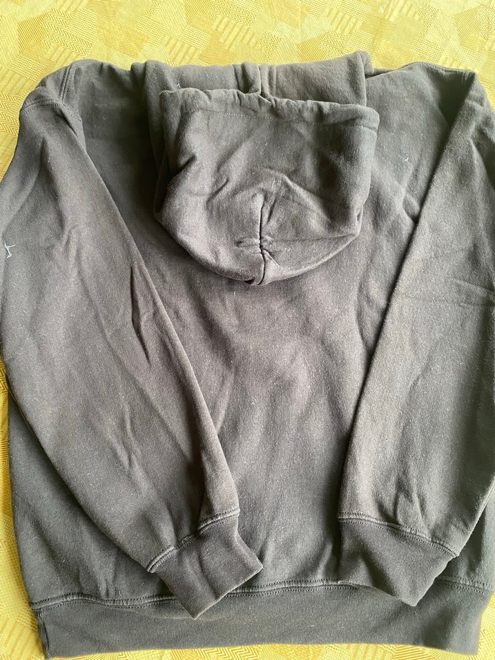 Kahverengi Kapüşonlu Baskılı Sweatshirt / Hoodie - Görsel 2