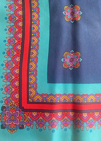 Vakko İpek Zincir Detaylı Çok Renkli - Görsel 2