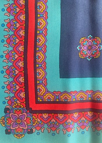 Vakko İpek Zincir Detaylı Çok Renkli - Görsel 3