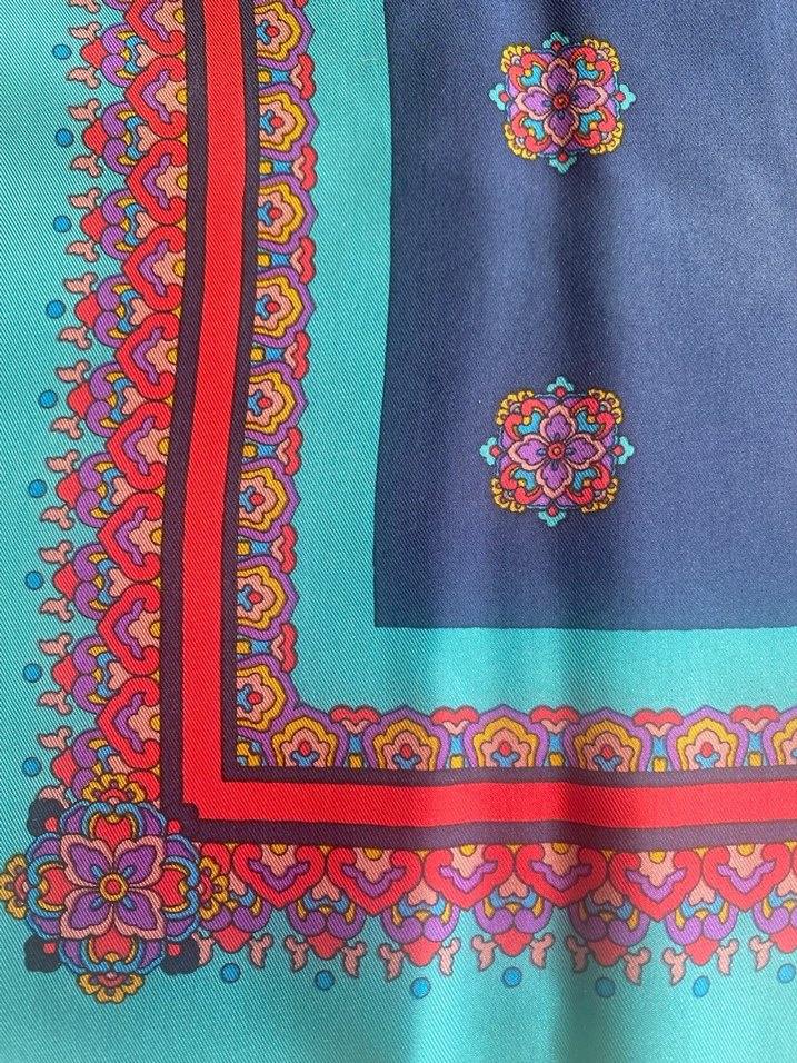 Vakko İpek Zincir Detaylı Çok Renkli - Görsel 2