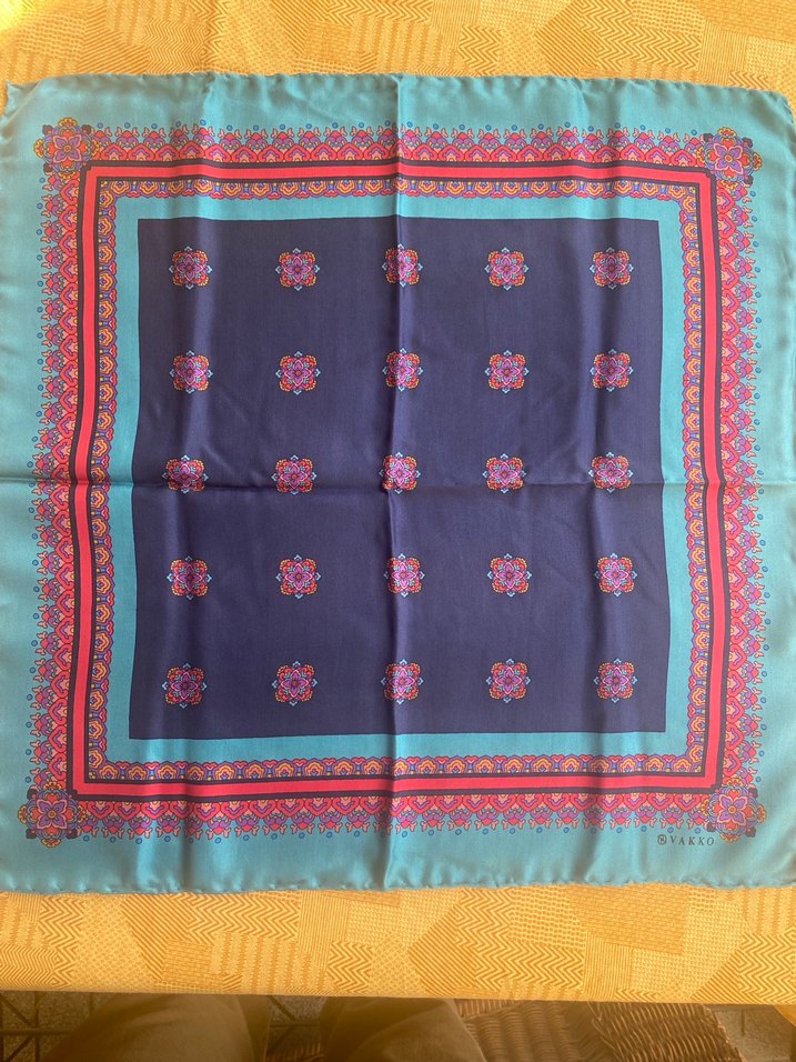 Vakko İpek Zincir Detaylı Çok Renkli - Görsel 5