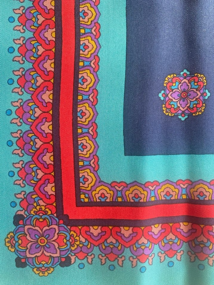 Vakko İpek Zincir Detaylı Çok Renkli - Görsel 3