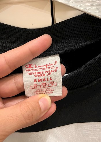 Champion orijinal Siyah NYU Baskılı Kadın Sweatshirt - Görsel 2