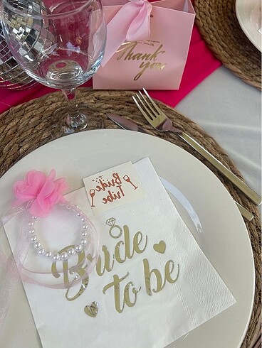 Bride to be peçete