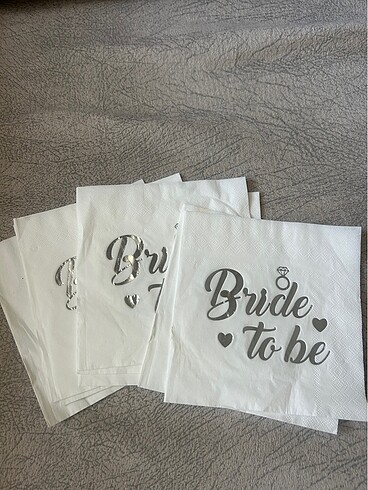  Bride to be peçete