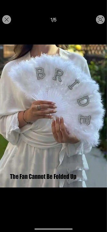 Bride yelpaze