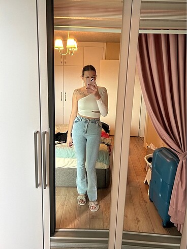 28 Beden mavi Renk Calvin Klein flare jeans