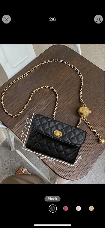 Chanel görünümlü bel çantası