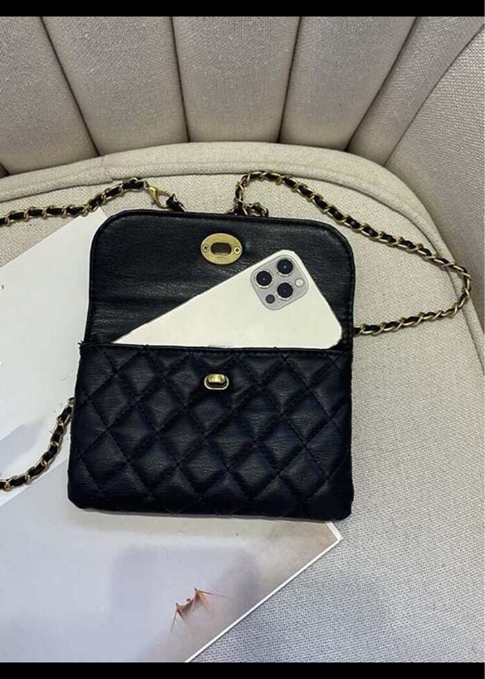 Chanel görünümlü bel çantası - Görsel 5