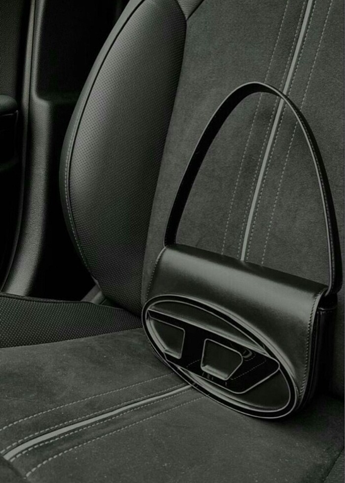 Diesel Siyah Mat Deri Çanta - Görsel 4